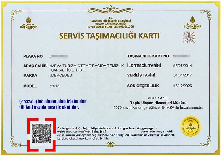 Taşıt kartı ücreti